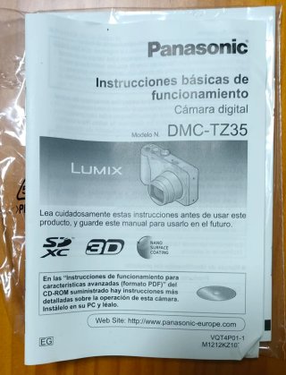 Panasonic Lumix TZ35 Cámara Digital 16.1MP