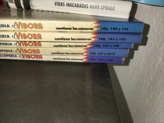 Comics víbora numeración del 133 al 148...