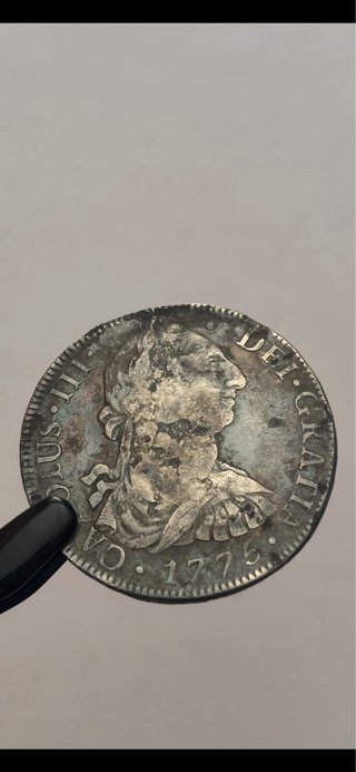 8 Reales 1775 (BC+/MBC-) México Carlos III