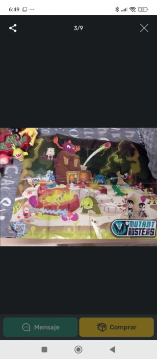 Mutant Busters Cuartel General + Figuras