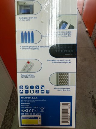 Ventilador Torre Ardes Enfriador Evaporativo movil
