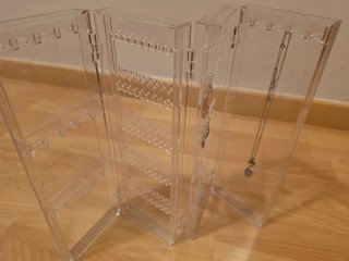 Organizador de joyas acrílico transparente