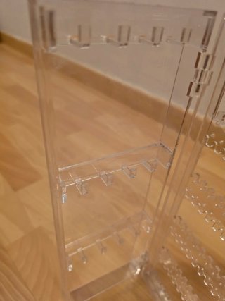 Organizador de joyas acrílico transparente