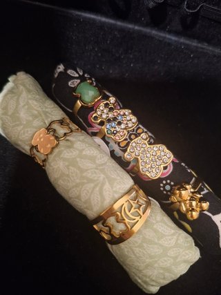 Coleccion anillos acero Oso
