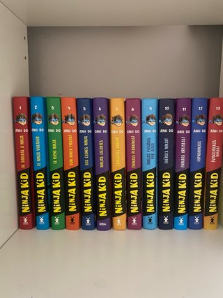 Coleccion de 13 libros de la saga NINJA KID.