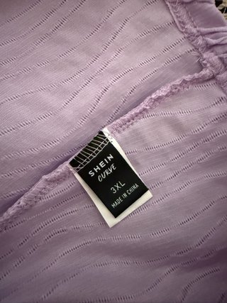 Blusa Lila Shein Talla 3XL
