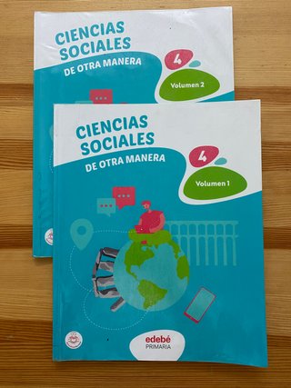 Libros de texto Sociales 4° de Primaria