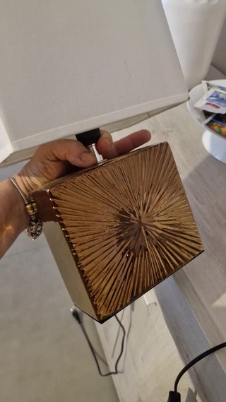 Coppia Lampade Cubo Design Moderno