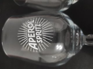2 Calici Aperol Spritz Vetro