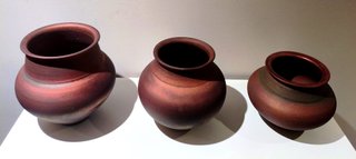 3 Jarrones Cobrizos Artesanales