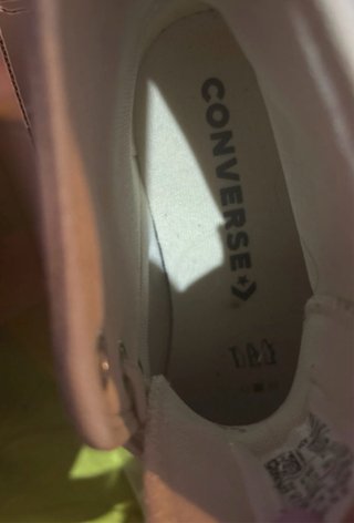Zapatos Converse Morado/Blanco Talla 36.5