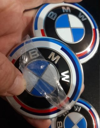 2 Tapas moto rueda y cardan 50 aniversrio BMW