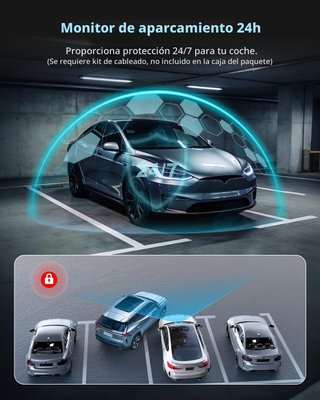Dashcam Coche Full HD 1080P WDR