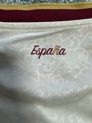 Camiseta Adidas España Originals Blanca/Dorada L