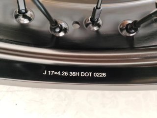 Rodas Supermotard Excel 17' Pretas