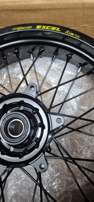 Rodas Supermotard Excel 17' Pretas