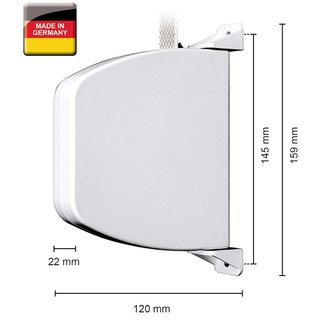 Enrrollador Cinta persiana Mini Ancho 14 mm, Bco