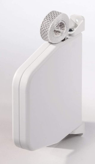 Enrrollador Cinta persiana Mini Ancho 14 mm, Bco