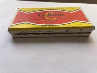 Caja antigua farmacia Vitamina C