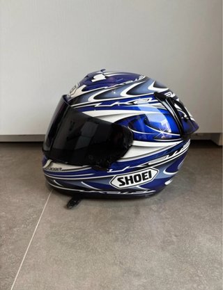 Casco Moto Shoei Azul