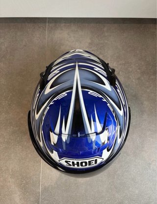 Casco Moto Shoei Azul