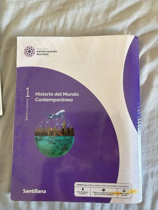 Libro de historia del mundo contemporáneo 1 bach