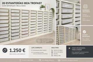 20 Scaffalature IKEA TROFAST con Vassoi