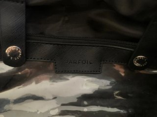 Bolso Parfois Negro con Neceser y Correa