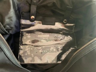 Bolso Parfois Negro con Neceser y Correa