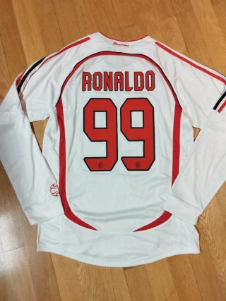 Camiseta Ronaldo #99 AC Milan manga larga talla L