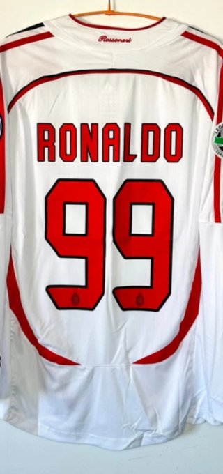 Camiseta Ronaldo #99 AC Milan manga larga talla L