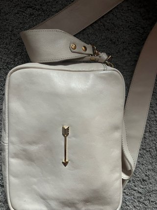 Bolso de piel MERCULES crema