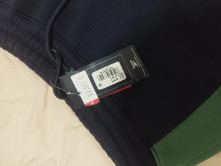 Reebok Pantalón Corto Azul/Verde Talla M