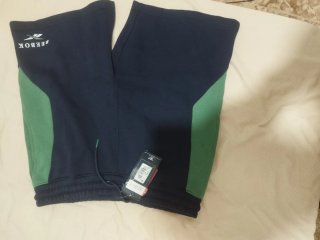 Reebok Pantalón Corto Azul/Verde Talla M