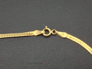 cadena oro 18k 27cm