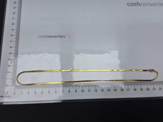 cadena oro 18k 27cm