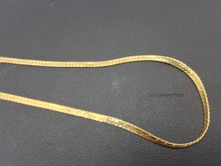 cadena oro 18k 27cm