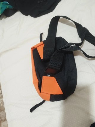 Bolsa Adidas Naranja y Negra