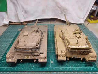 Lote 2 Maquetas Tanques