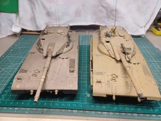 Lote 2 Maquetas Tanques