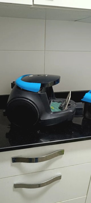 Aspiradora Samsung Azul y Negra