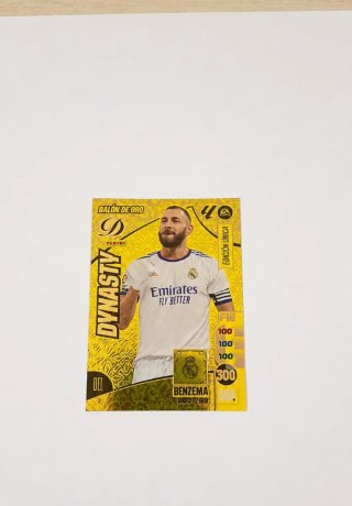 Cromo Benzema Balón de Oro Dynasty