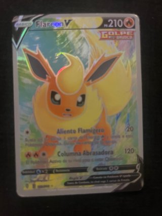 Carta Pokémon Flareon V - 210 PS