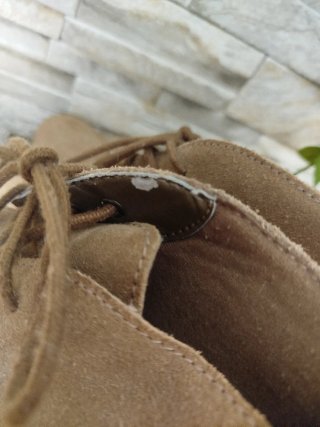 Botines de Cuña Clarks Mujer Beige/Marrón