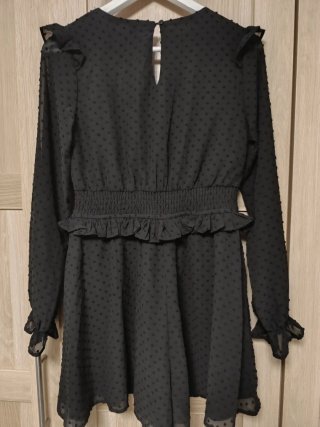 Mono falda pantalón negro