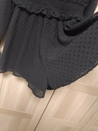Mono falda pantalón negro