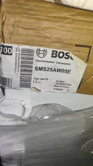 Lavavajillas Bosch 12 Cubiertos SMS25AW05E - NUEVO