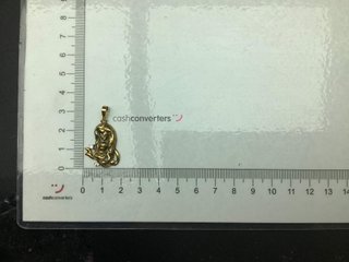 colgante oro 18k con piedra con circonita