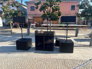Sistema de Som ativo profissional completo
