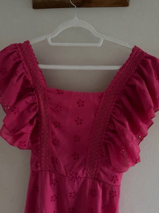 Vestido Zara Rosa Talla S